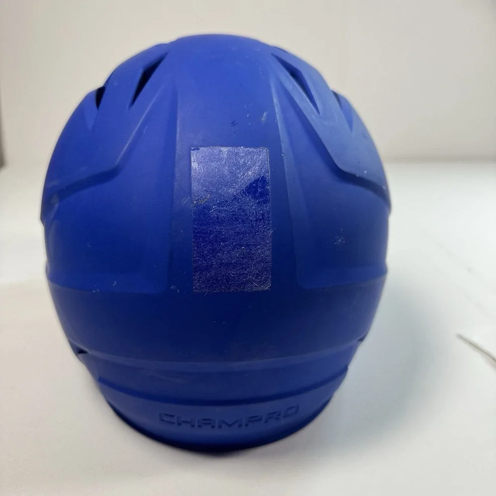 Champro Softball Batting Helmet with Face Guard – Blue – Size Large (7